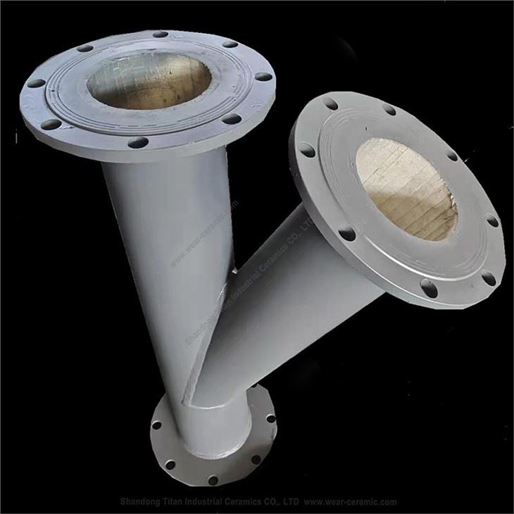 Alumina Ceramic Lined Elbow Pipe