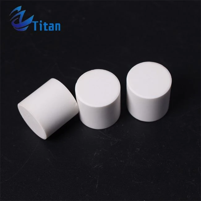 White Ceramic Cylinder Pot
