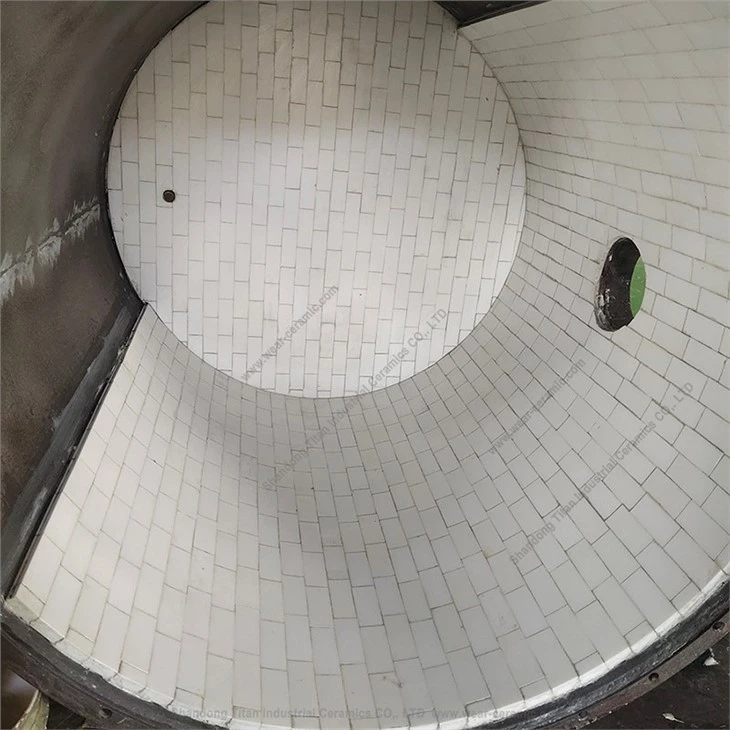 Alumina Ceramic Lining Brick Of Ball Mill