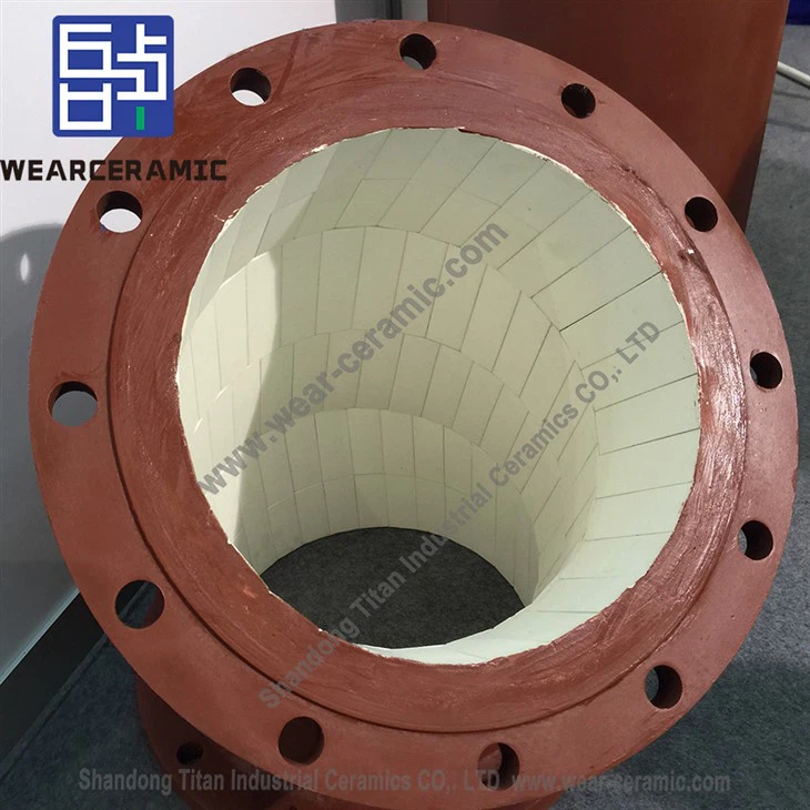 Anti-Wear Alumina Ceramic Pipe Elbow